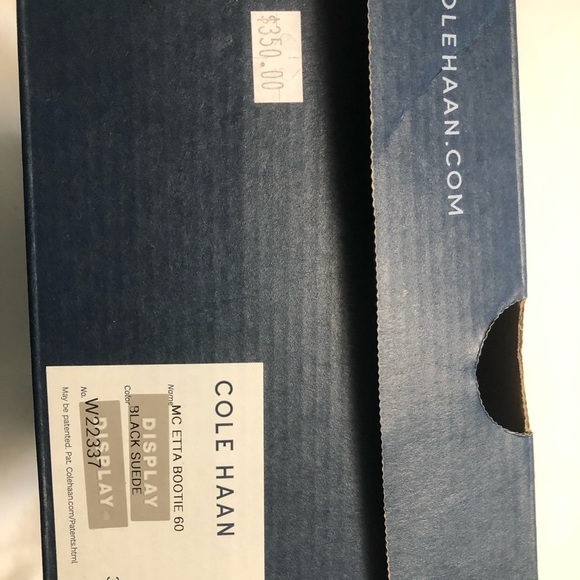 Chic ladies black suede Etta ankle bootie by Cole Haan - Picture 2 of 6